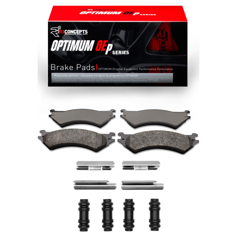 Ford E-250 Brake Pads - Rear - R1 Concepts - Optimum OE - `99-`07 Ford E-250 Brake Pads - Rear - R1 Concepts - Optimum OE - `99-`07